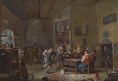 Tavern Interior by Egbert van the Elder Heemskerk
